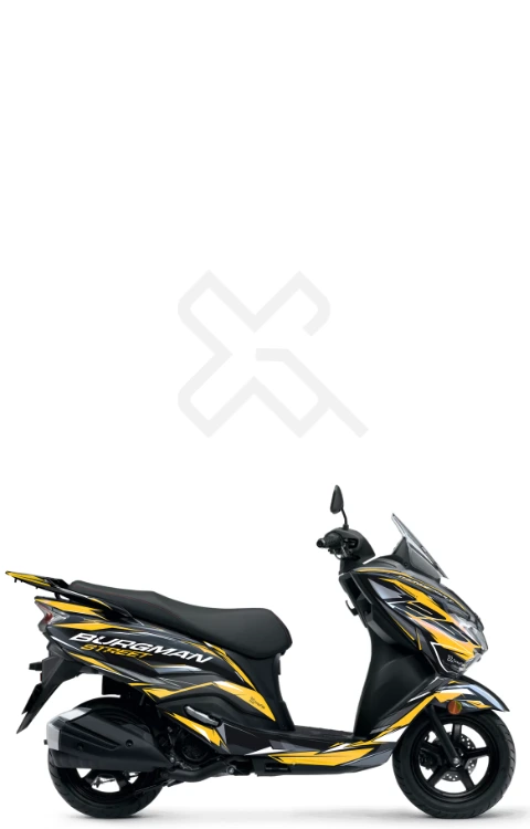 DOHC Edition Full Body Sticker Compatible with Burgman 125 | Made in Premium Matte Vinyl with FPF (Fade Protection Film), Waterproof, Precut Sticker, Pack of 1 Compatible with Both Side